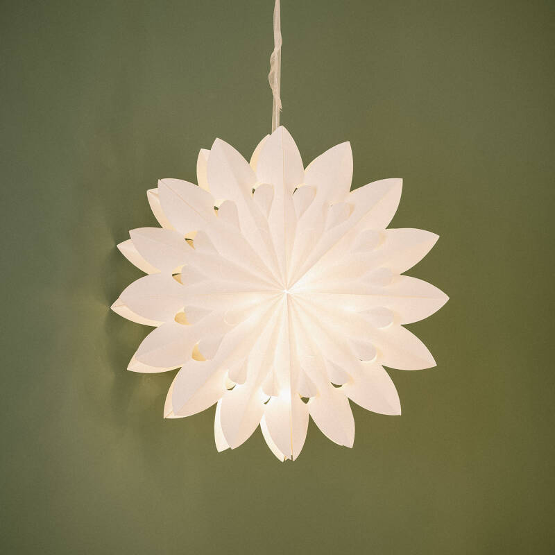 Estrela de Papel LED com Bateria Capella