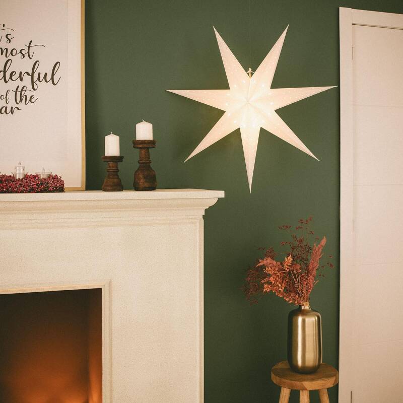 Estrela de Papel LED com Bateria Hadar