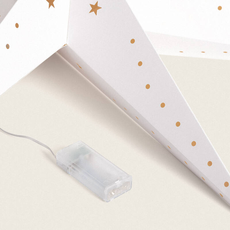 Estrela de Papel LED com Bateria Hadar