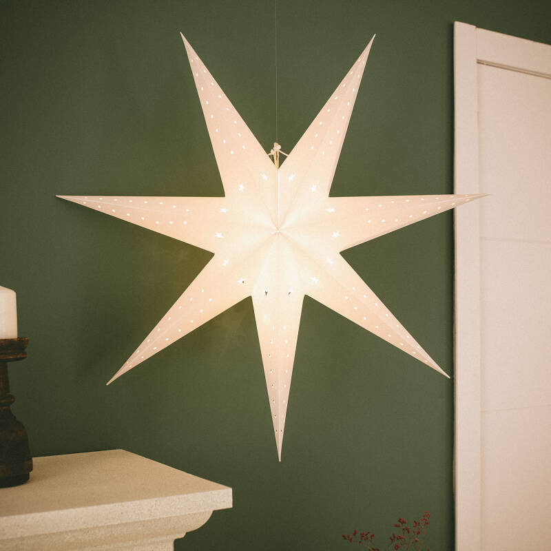 Estrela de Papel LED com Bateria Hadar