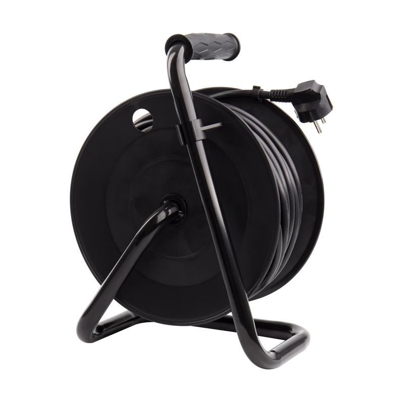Extensão de Rolo com Cabo 50m 3x1,5mm com Sistema Anti-Twist
