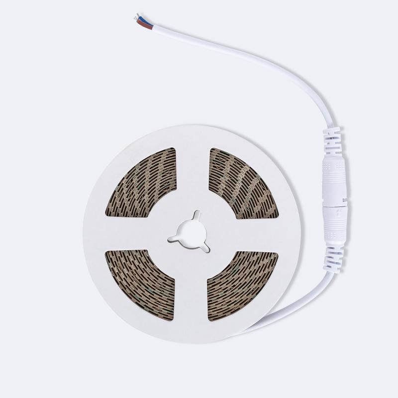 Fita LED 12V SMD 120 LED/m 5m 10W/m 1000lm/m Largura 8mm Corte 2.5cm IP20