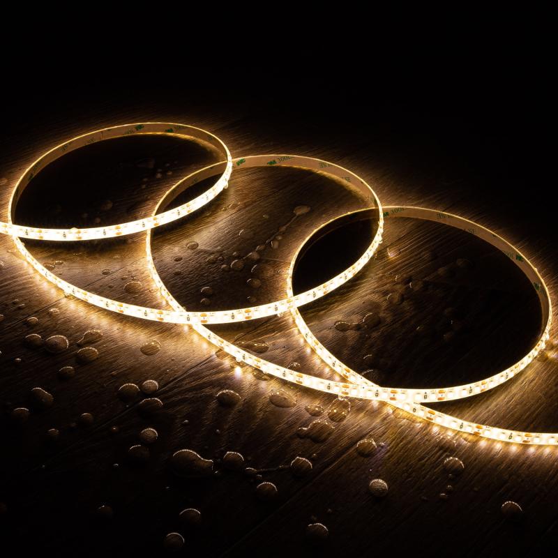 Fita LED 12V SMD 120 LED/m 5m 10W/m 1000lm/m Largura 8mm Corte 2.5cm IP65