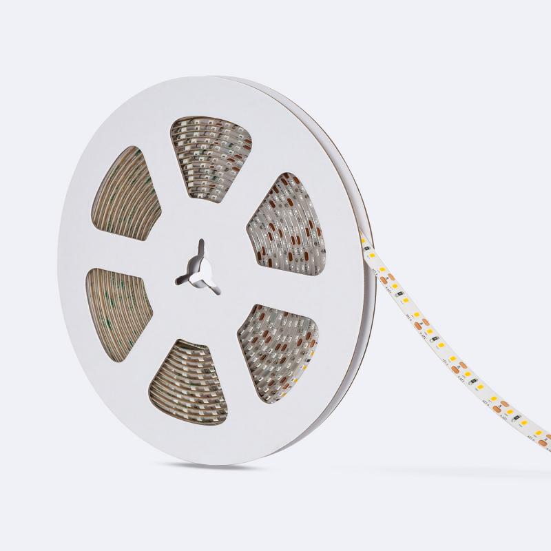 Fita LED 12V SMD 120 LED/m 5m 10W/m 1000lm/m Largura 8mm Corte 2.5cm IP65