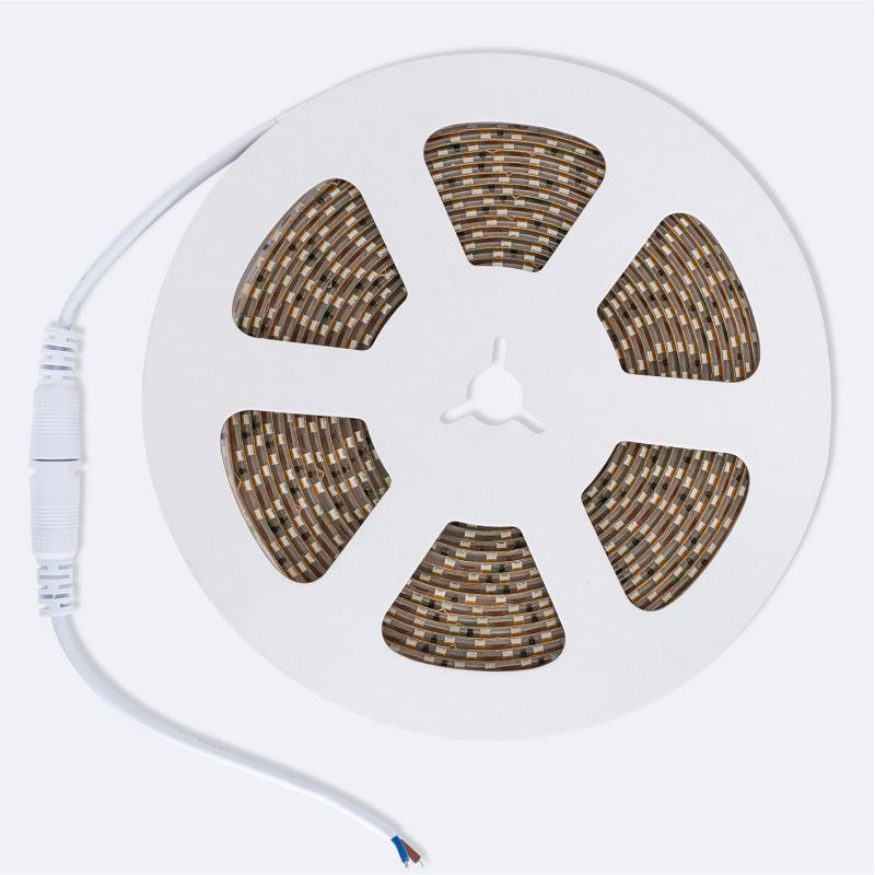 Fita LED 12V SMD 120 LED/m 5m 10W/m 1000lm/m Largura 8mm Corte 2.5cm IP65