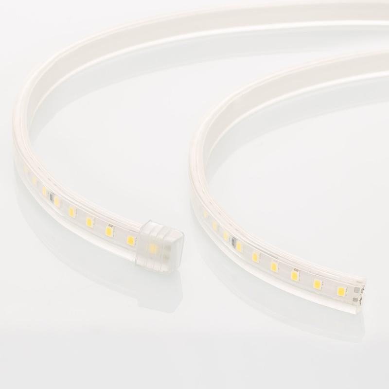 Fita LED Regulável 220V SMD 120 LED/m Branco Neutro 8.5W/m 850lm/m Largura 12mm Corte 20cm IP65 à Medida