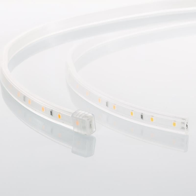Fita LED 220V SMD2835 60LED/m Vermelha IP65 Largura 12mm Corte 100cm