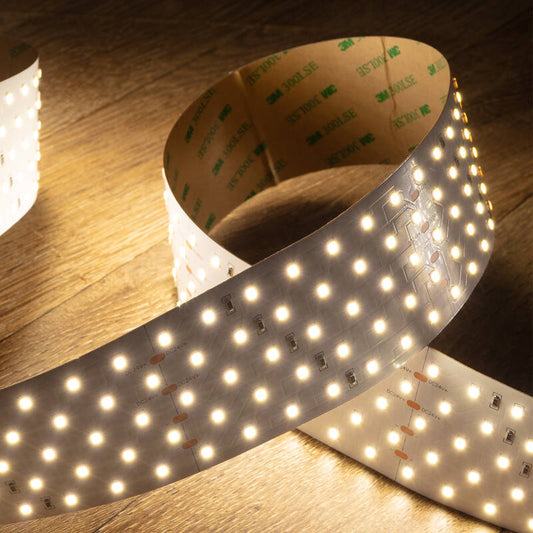 Fita LED 24 V SMD 350 LED/m 5 m 36 W/m 4500 lm/m Superlarga 57 mm Corte a cada 10 cm IP20