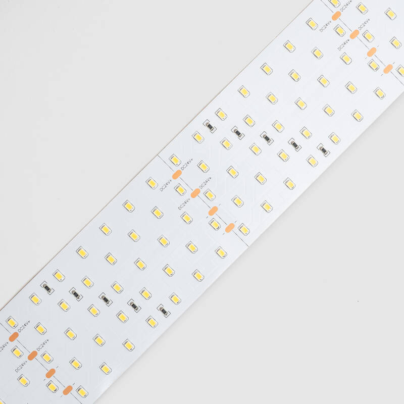 Fita LED 24 V SMD 350 LED/m 5 m 36 W/m 4500 lm/m Superlarga 57 mm Corte a cada 10 cm IP20