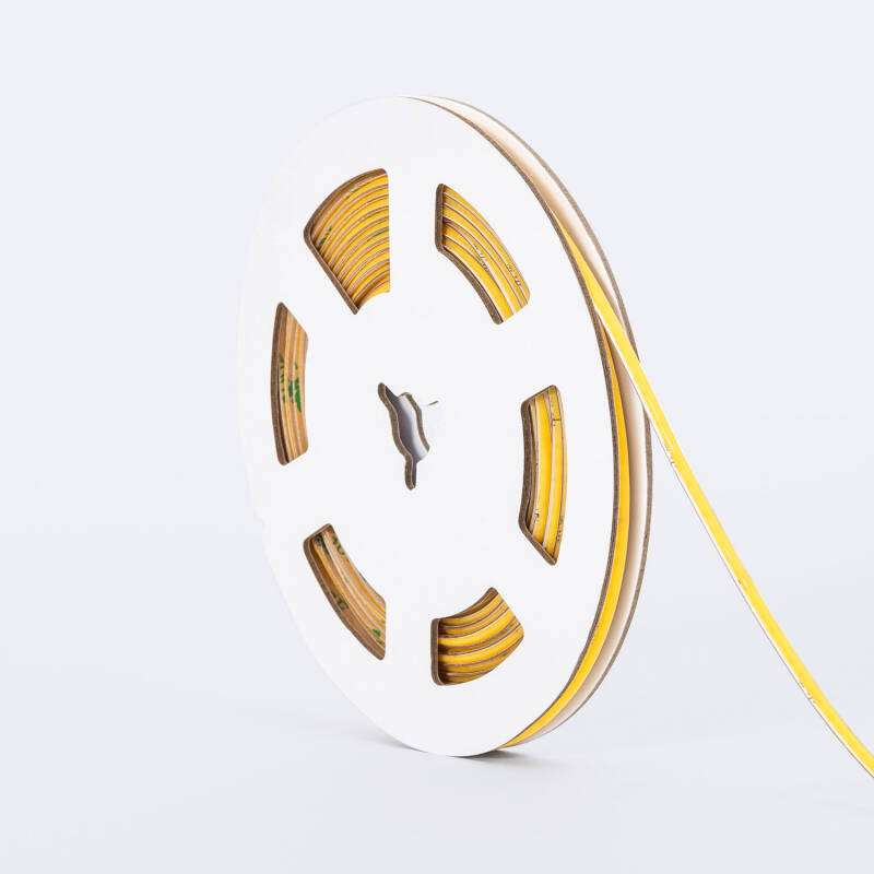 Fita LED 24V COB 320 LED/m 5m 3W/m 360 lm/m Largura 3mm Super Estreita Corte 5 cm IP20 CRI90