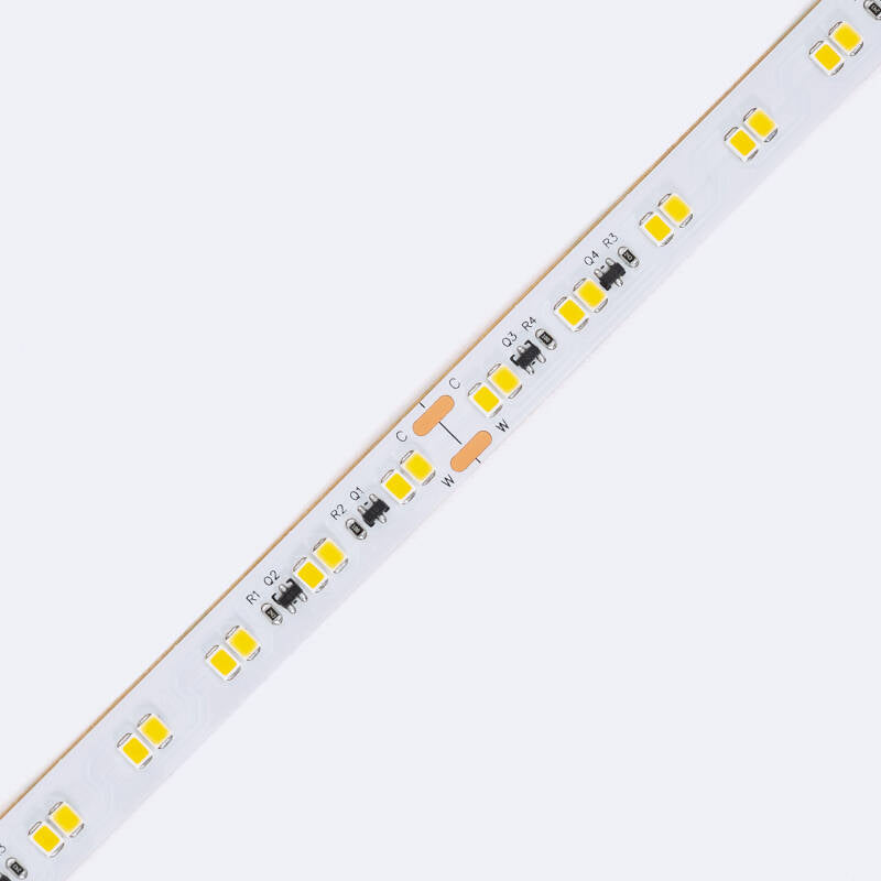 Fita LED 24V SMD Dim to Warm 140 LED/m 5m 13W/m 1300lm/m Largura 10mm Corte 10cm IP20