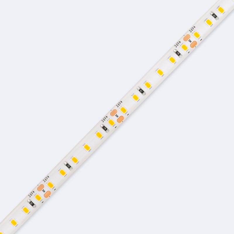 Fita LED 24V SMD 120 LED/m 5m 10W/m 1000lm/m Largura 8mm Corte 5cm IP65