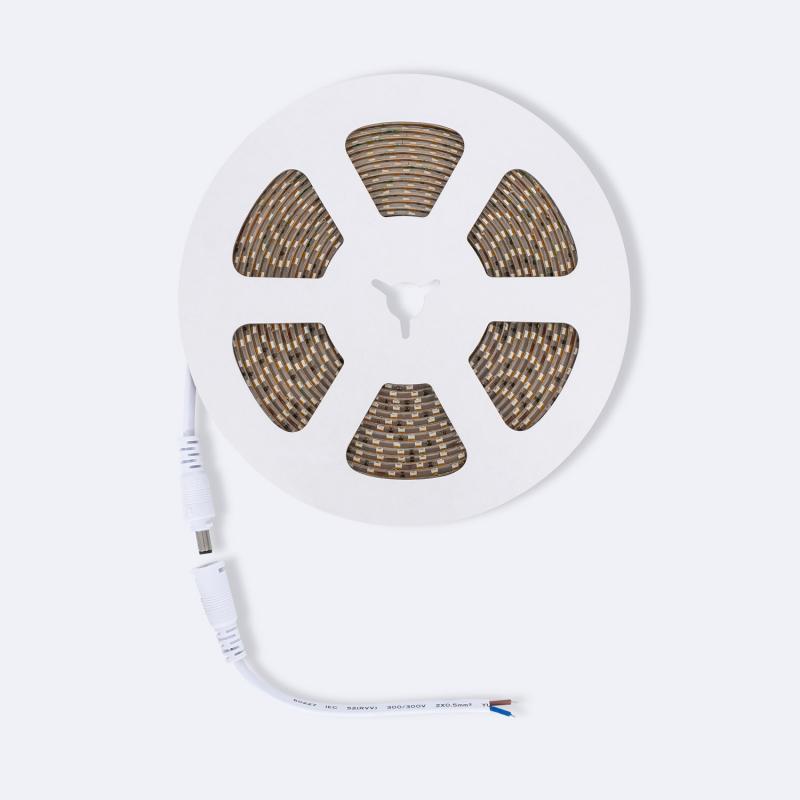 Fita LED 24V SMD 120 LED/m 5m 10W/m 1000lm/m Largura 8mm Corte 5cm IP65