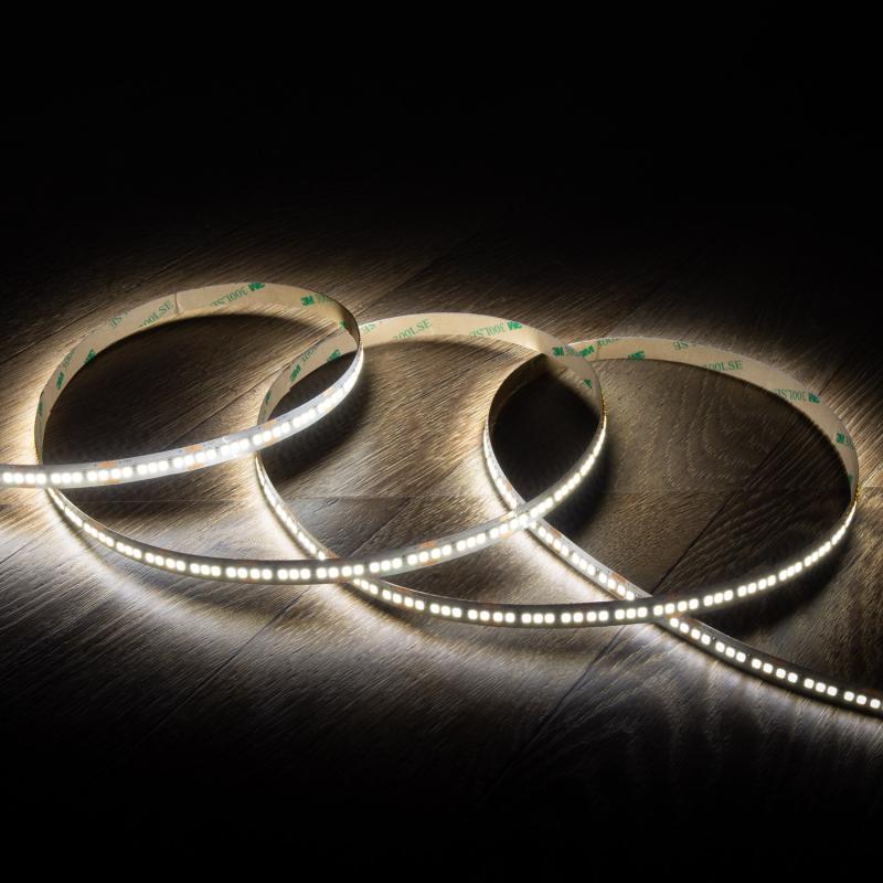 Fita LED 24V SMD 238 LED/m 5m 29W/m 4000lm/m High Lumen Largura 10mm Corte 3cm IP20