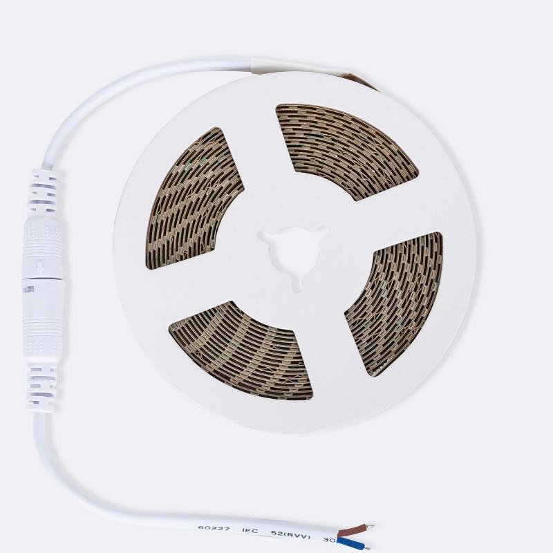 Fita LED 24V SMD 60 LED/m 5m 5W/m 500lm/m Largura 8mm Corte 10cm IP20