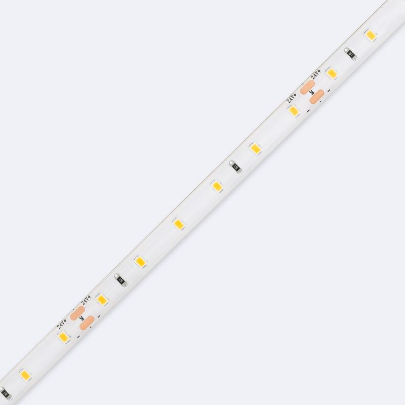 Fita LED 24V SMD 60 LED/m 5m 5W/m 400lm/m Largura 8mm Corte 10cm IP65