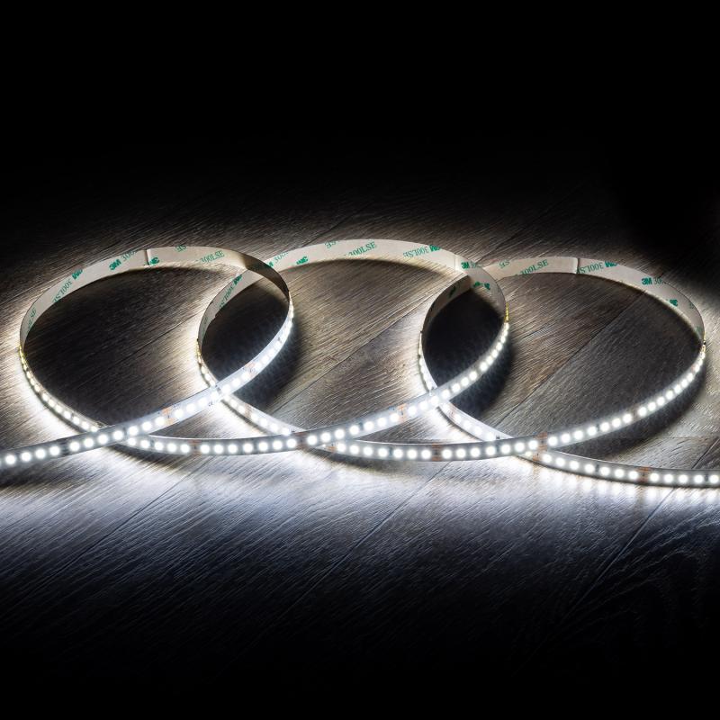 Fita LED 48v SMD 140 LED/m ROLO 30m Larga Distancia 10W/m 1000lm/m Largura 10mm Corte 5cm IP20
