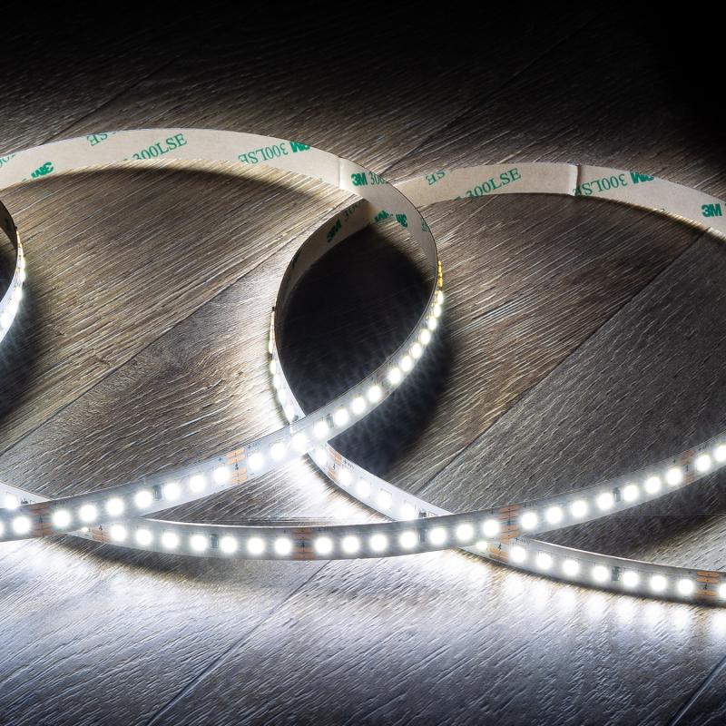 Fita LED 48v SMD 140 LED/m ROLO 30m Larga Distancia 10W/m 1000lm/m Largura 10mm Corte 5cm IP20