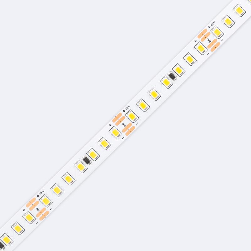 Fita LED 48v SMD 140 LED/m ROLO 30m Larga Distancia 10W/m 1000lm/m Largura 10mm Corte 5cm IP20