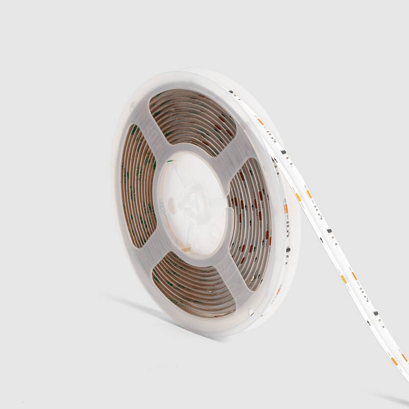Fita LED Digital SPI 24 V RGBIC COB 720 LED/m, 5 m, largura 10 mm, Corte a cada 5 cm, IP20