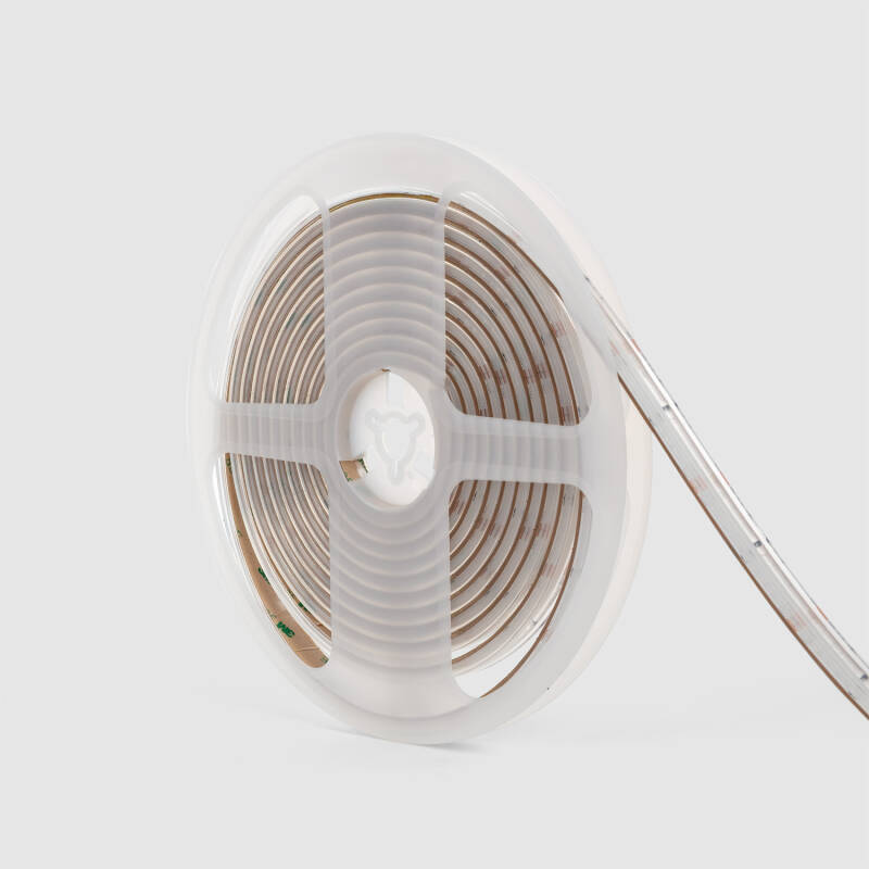 Fita LED digital SPI 24 V RGBIC COB, 720 LEDs/m, 5 m, largura de 12 mm, corte a cada 5 cm, IP65