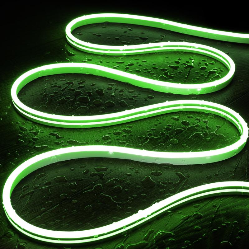 Fita LED Neon 48v Verde 8W/m Corte 5cm IP65 NFLEX6 à Medida