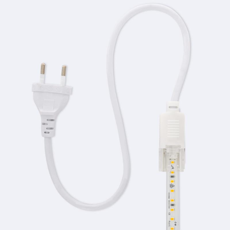 Fita LED Regulável 220V SMD Autorectificada 120 LED/m 10W/m 1000lm/m Largura 12mm Corte 10cm IP65 à Medida