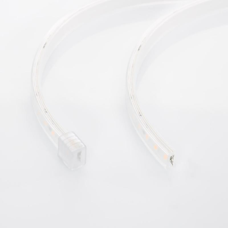 Fita LED Regulável 220V SMD Autorectificada 120 LED/m 10W/m 1000lm/m Largura 12mm Corte 10cm IP65 à Medida
