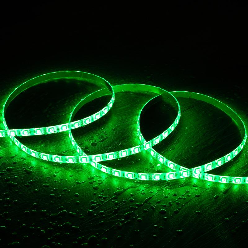 Fita LED 12V RGB SMD 60 LED/m 5m 9W/m Largura 10mm Corte 5cm IP65
