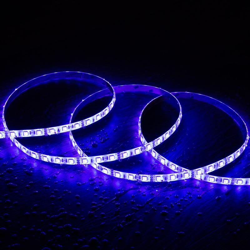 Fita LED 12V RGB SMD 60 LED/m 5m 9W/m Largura 10mm Corte 5cm IP65