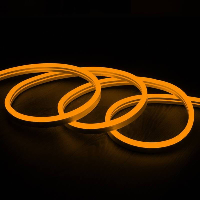 Fita LED Neon Regulável 220V RGB Semicircular 180 11W/m Corte 100cm IP67 à Medida