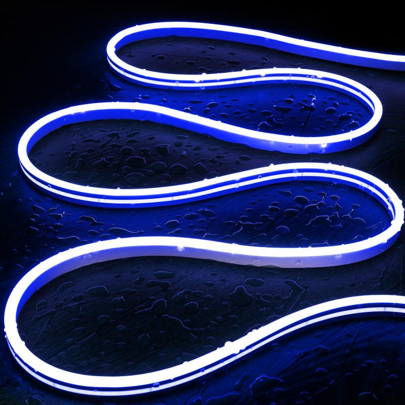 Fita LED Neon 48v Azul 8W/m Corte 5cm IP65 NFLEX6 à Medida