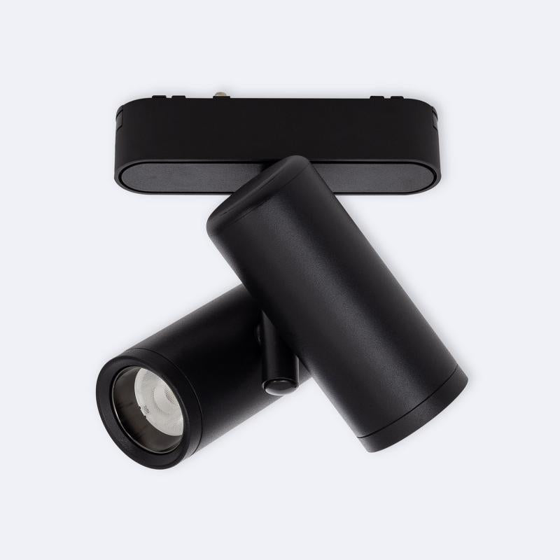 Foco Calha Duplo Cuarzo LED Magnético 25mm SuperSlim 16W 48V Preto