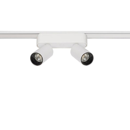 Foco Calha Duplo LED Magnético 25mm SuperSlim 10W 48V Branco