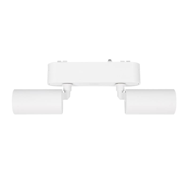 Foco Calha Duplo LED Magnético 25mm SuperSlim 10W 48V Branco