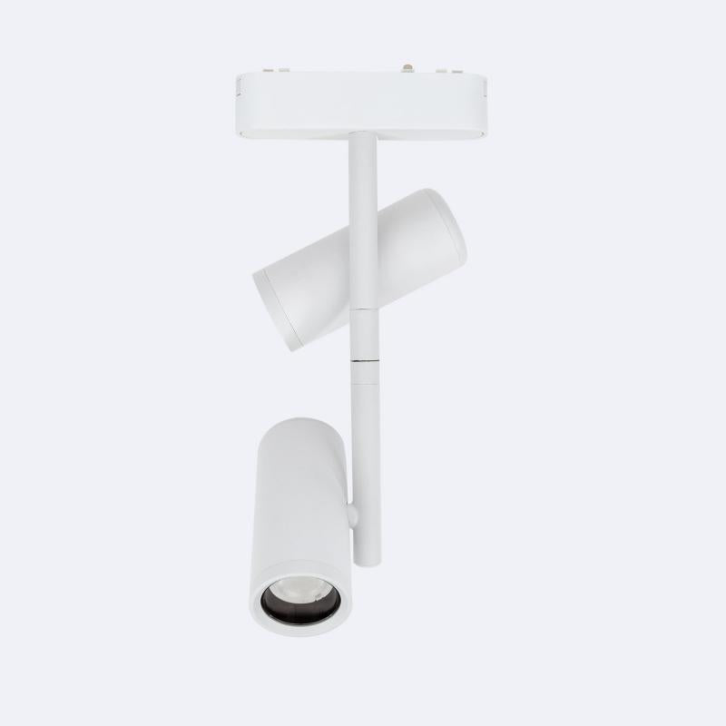 Foco Calha Duplo Madat LED Magnético 25mm SuperSlim 16W 48V Branco
