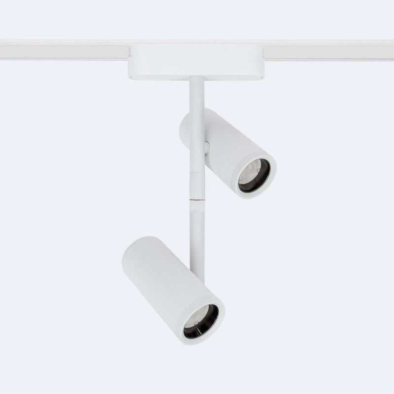 Foco Calha Duplo Madat LED Magnético 25mm SuperSlim 16W 48V Branco