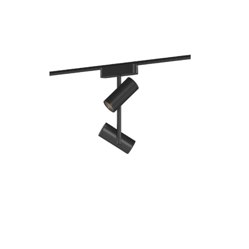 Foco Calha Duplo Madat LED Magnético 25mm SuperSlim 16W 48V Preto