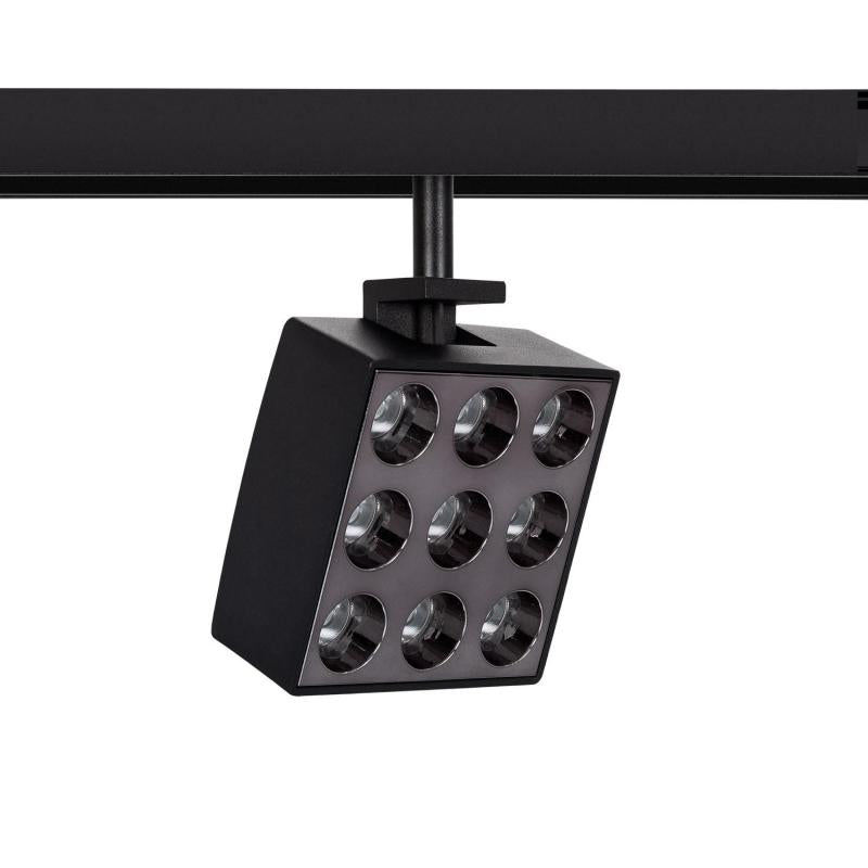 Foco Calha LED Magnético 20mm 15W Optic 48V Preto