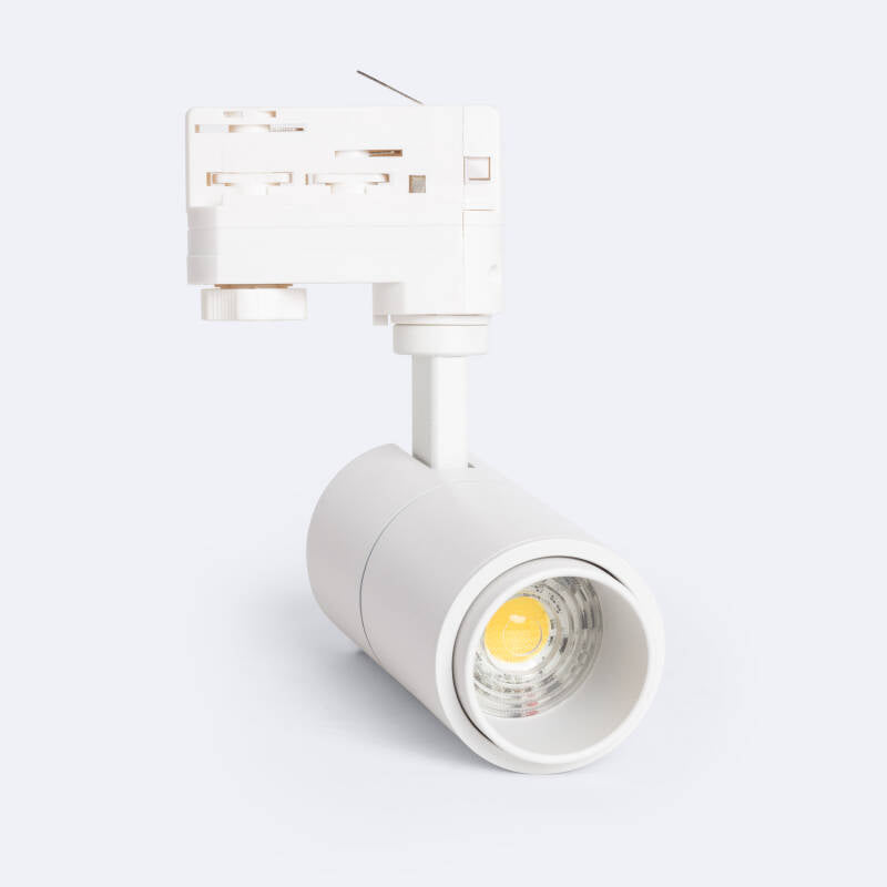 Foco Calha LED Trifásico 10W Regulável TRIAC CCT Seleccionável Pulyx Multiángulo 15-60º