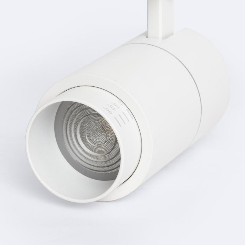 Foco Calha LED Trifásico 10W Regulável TRIAC CCT Seleccionável Pulyx Multiángulo 15-60º