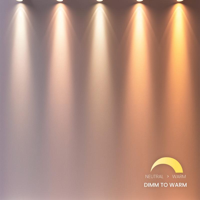 Foco Calha LED Trifásico 15W Regulável Dim To Warm Justin