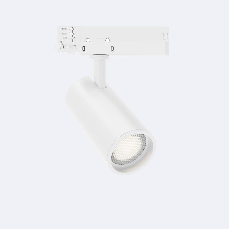 Foco Calha LED Trifásico 20W Fasano Anti-reflexo Regulável Branco
