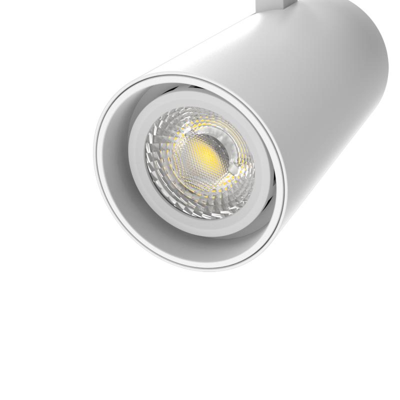 Foco Calha LED Trifásico 20W Fasano CCT Seleccionável Regulável Branco
