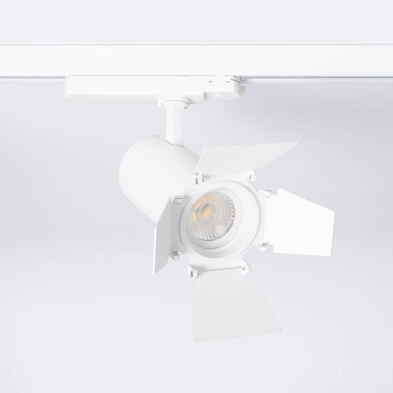 Foco Calha LED Trifásico 20W Fasano Cinema Regulável Branco