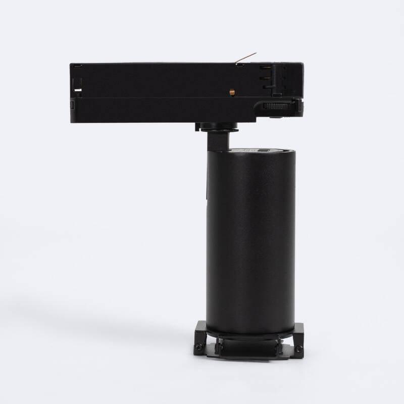 Foco Calha LED Trifásico 20W Fasano Cinema Regulável Preto