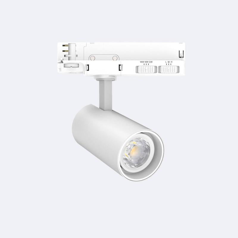 Foco Calha LED Trifásico 20W Fasano Regulável Branco