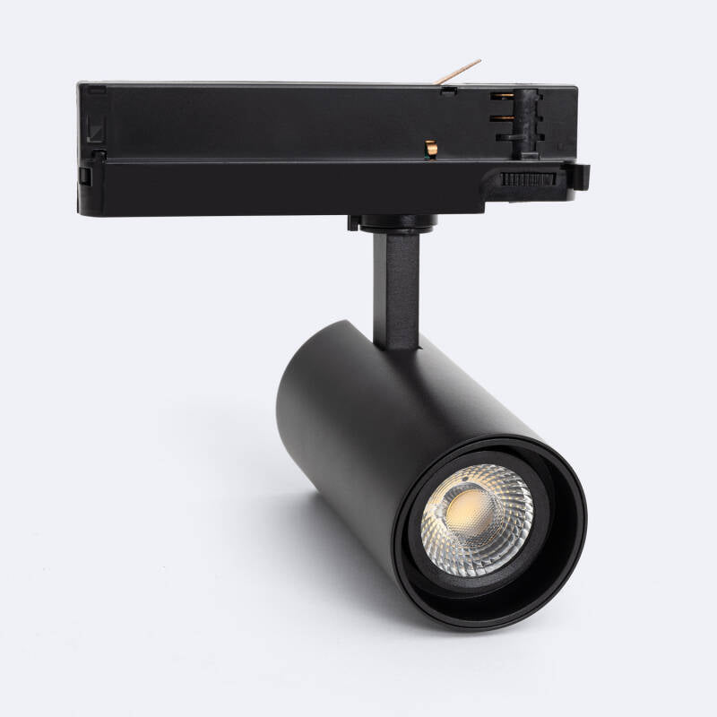 Foco Calha LED Trifásico 20W Fasano Regulável Preto