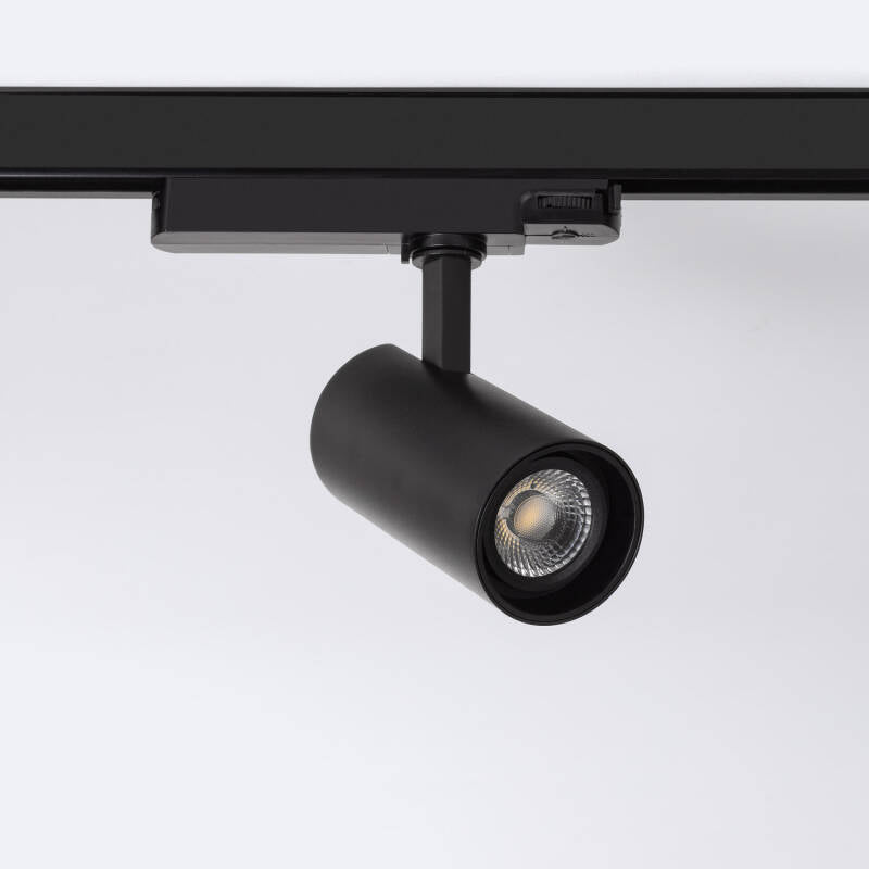 Foco Calha LED Trifásico 20W Fasano Regulável Preto