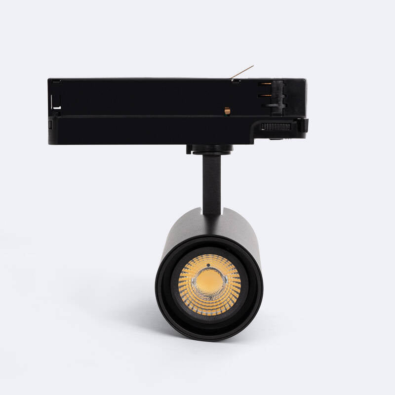 Foco Calha LED Trifásico 20W Fasano Regulável Preto
